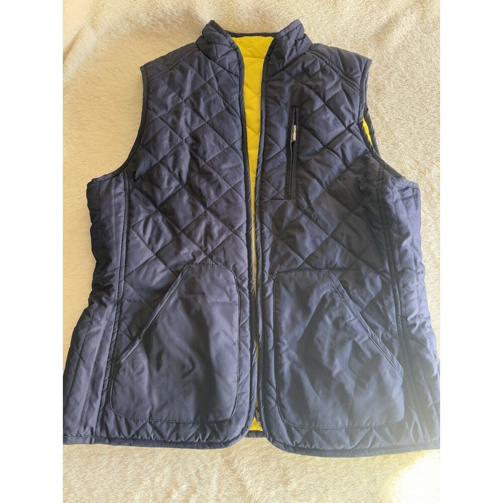 Lauren Ralph Lauren Vest Womens Quilted Vest Reversible Large